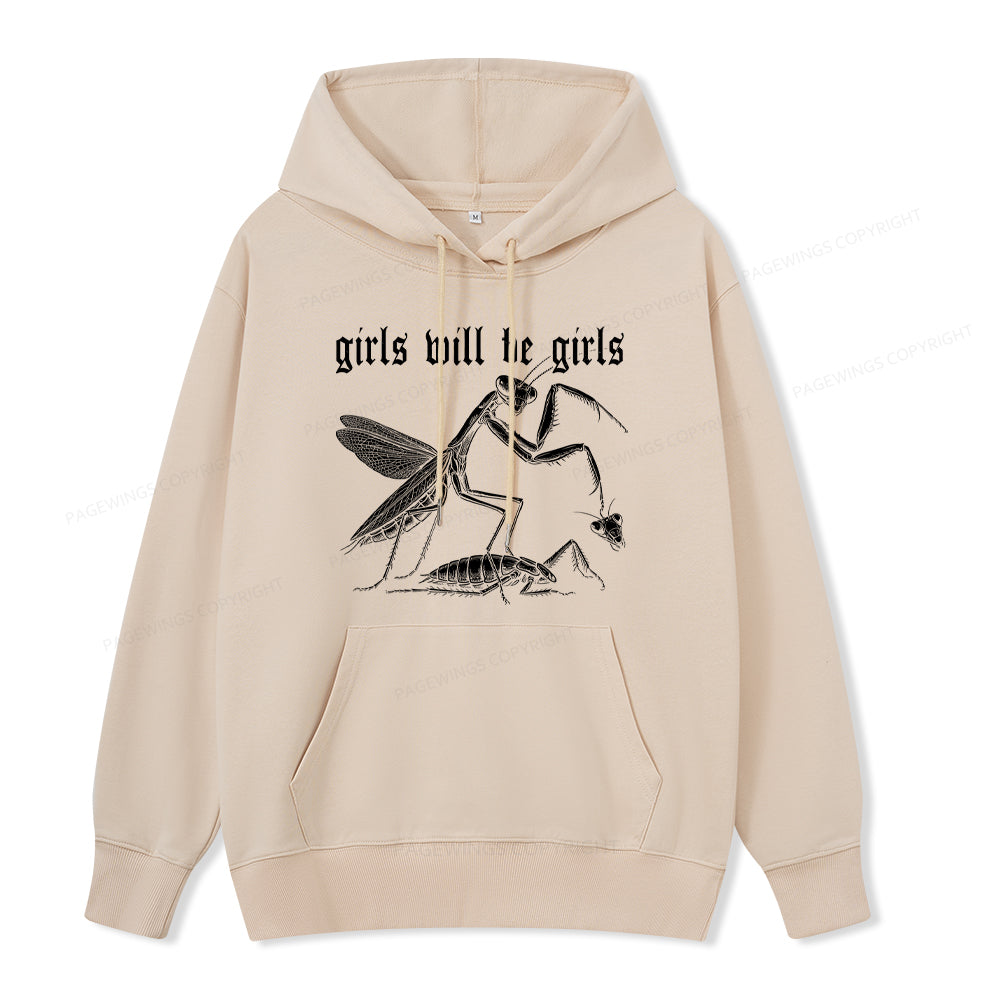 Pagewings Girls Will Be Girls Unisex Classic Hoodie