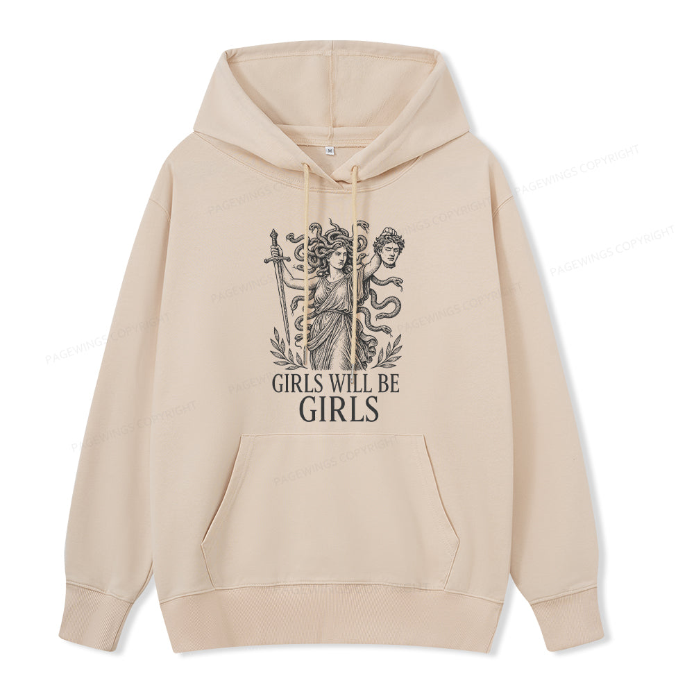Pagewings Girls Will Be Girls Unisex Classic Hoodie