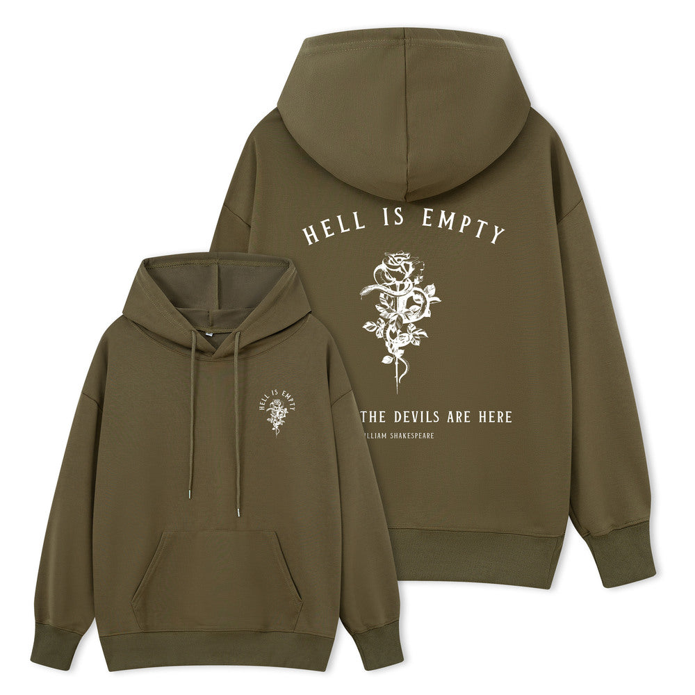 Pagewings Hell Is Empty And All The Devils Are Here Unisex Classic Hoodie