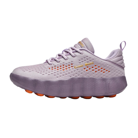 Cemor Stars Air Cushion Walking Sneakers – Breathable Lightweight Casual Shoes in Purple