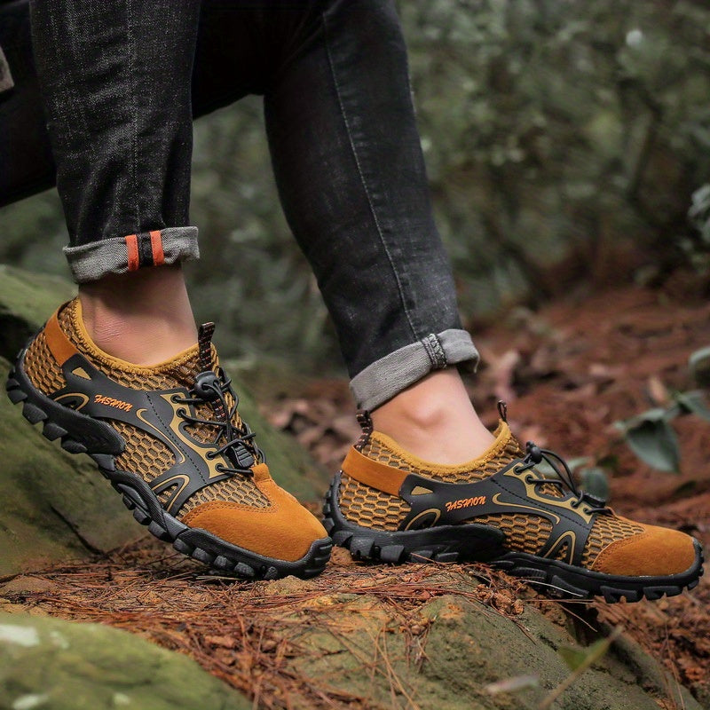 Men's Breathable Mesh Casual Lightweight Outdoor Hiking Shoes