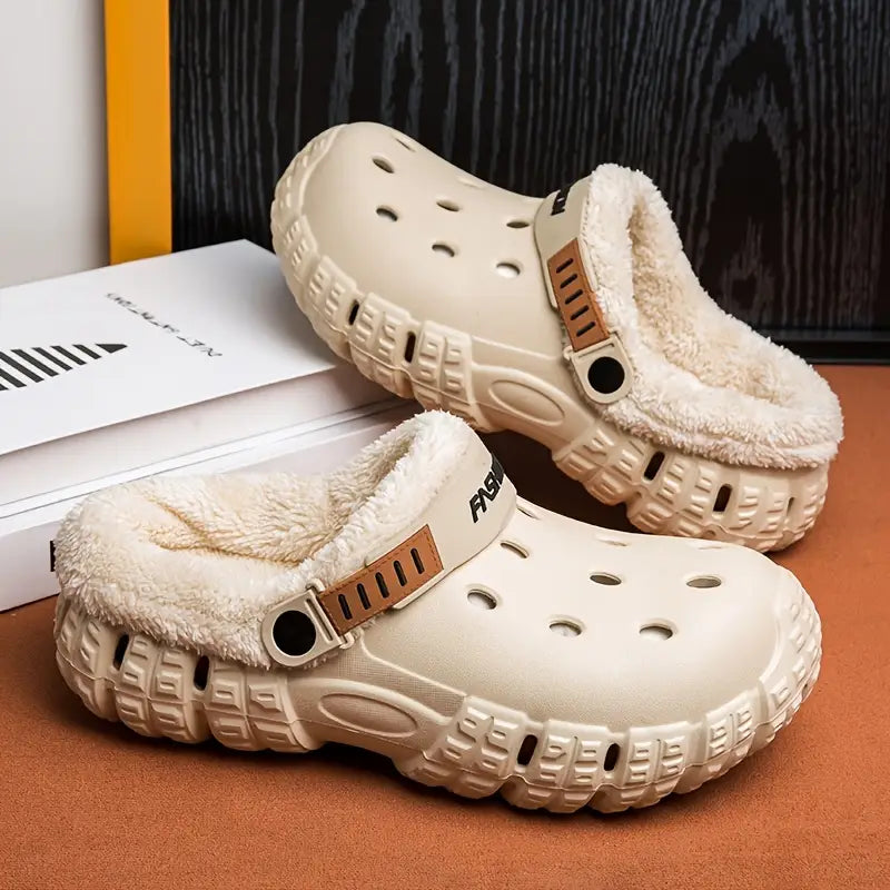 Men's & Women's Warm Indoor/Outdoor Slippers with Soft Fleece Lining