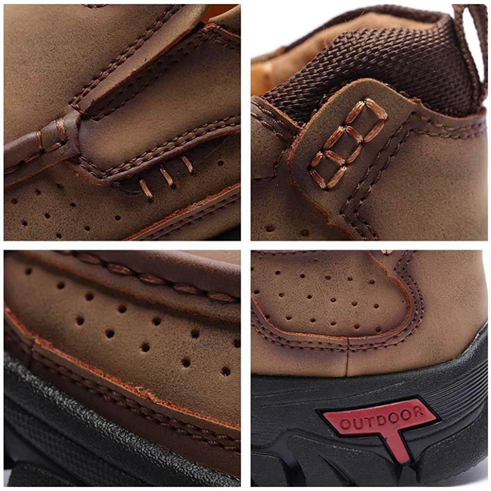 🔥Hot Sale🎁--50% OFF 🎉 Men's Casual Non-Slip Comfy Breathable Leather Slip On Lofers