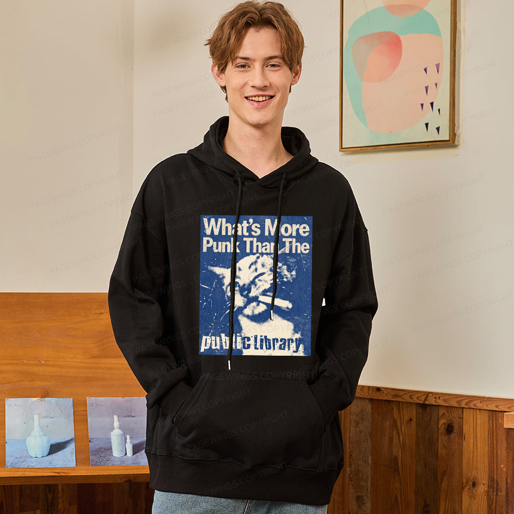 Pagewings What's More Punk Than The Public Library Unisex Classic Hoodie