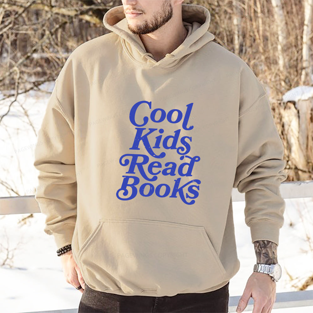 Pagewings Cool Kids Read Books Unisex Classic Hoodie
