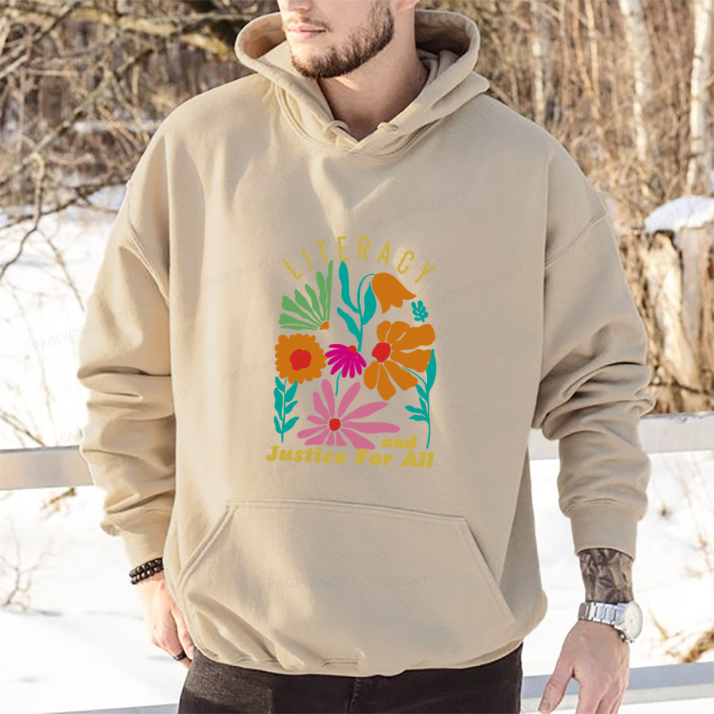 Pagewings Literacy And Justice Unisex Classic Hoodie