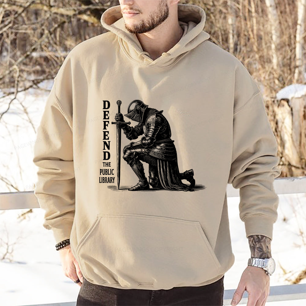 Pagewings Defend the Public Library Unisex Classic Hoodie