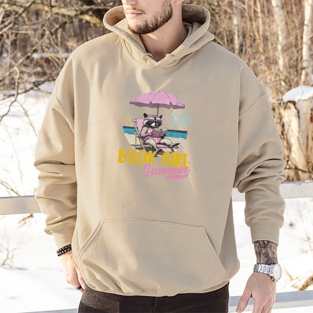 Pagewings Book Girl Summer Unisex Classic Hoodie