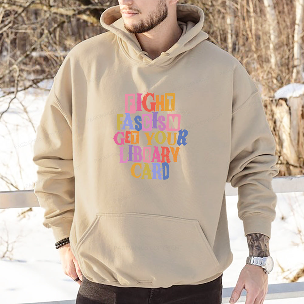 Pagewings Get Your Library Card Unisex Classic Hoodie