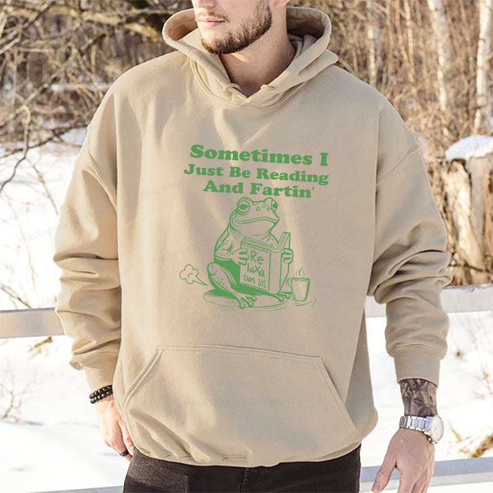 Pagewings Sometimes I Just Be Reading and Fartin Unisex Classic Hoodie