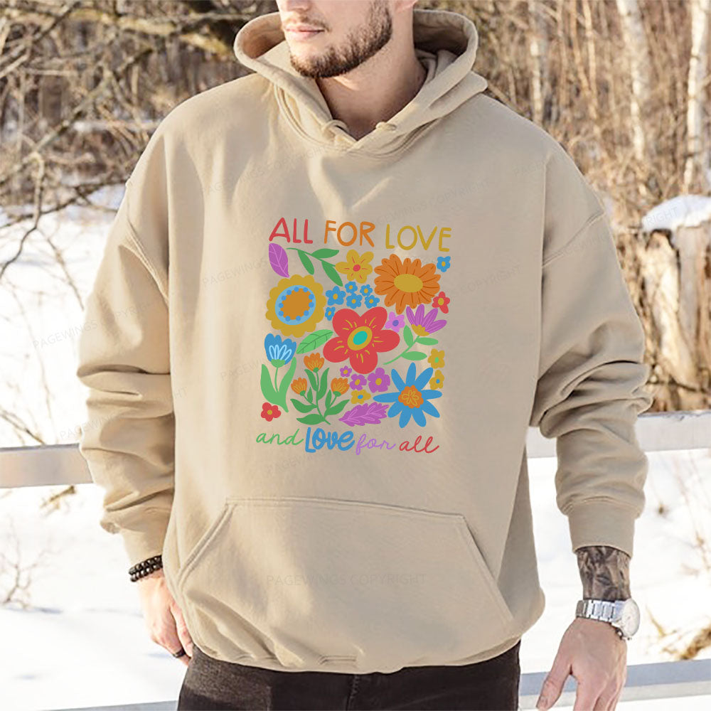 Pagewings All For Love Unisex Classic Hoodie