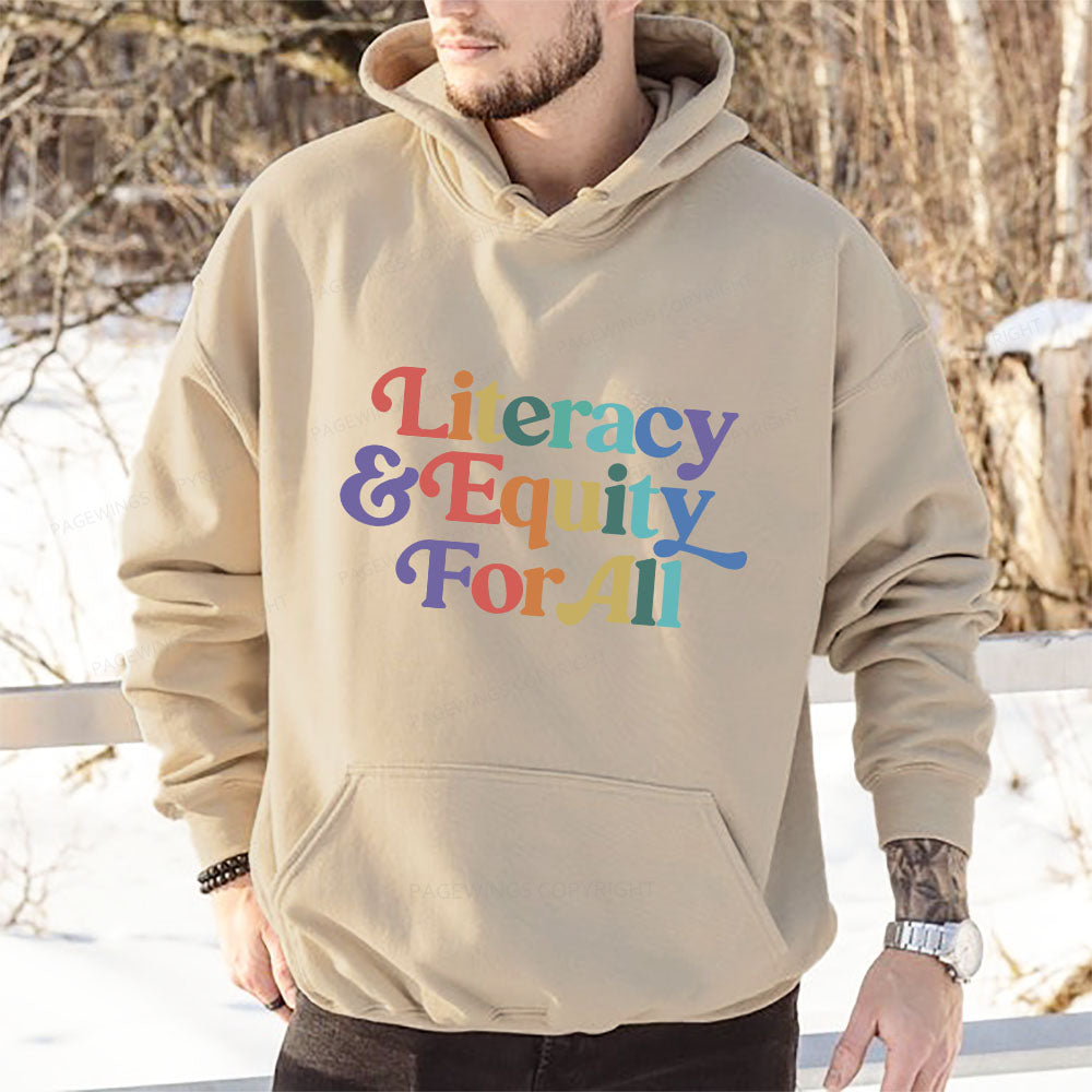 Pagewings Literacy & Equity For All Unisex Classic Hoodie