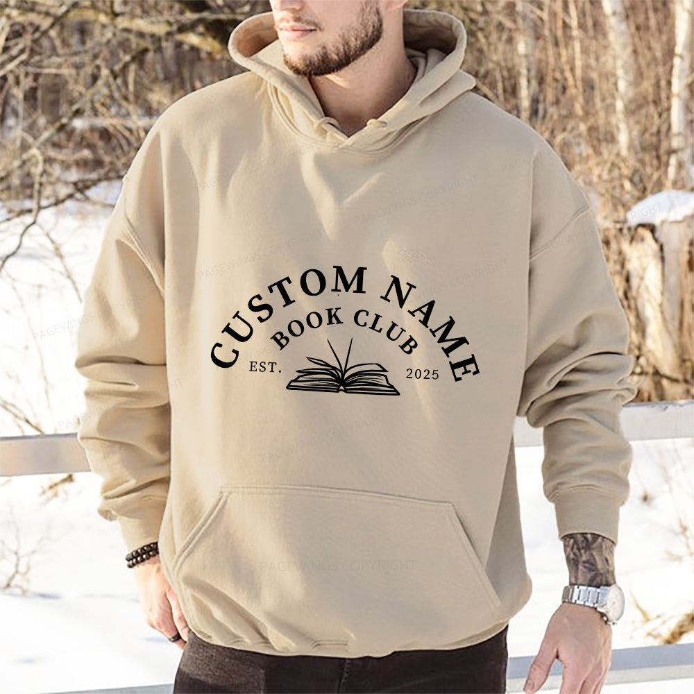 Pagewings Personalized Custom Book Club Unisex Classic Hoodie