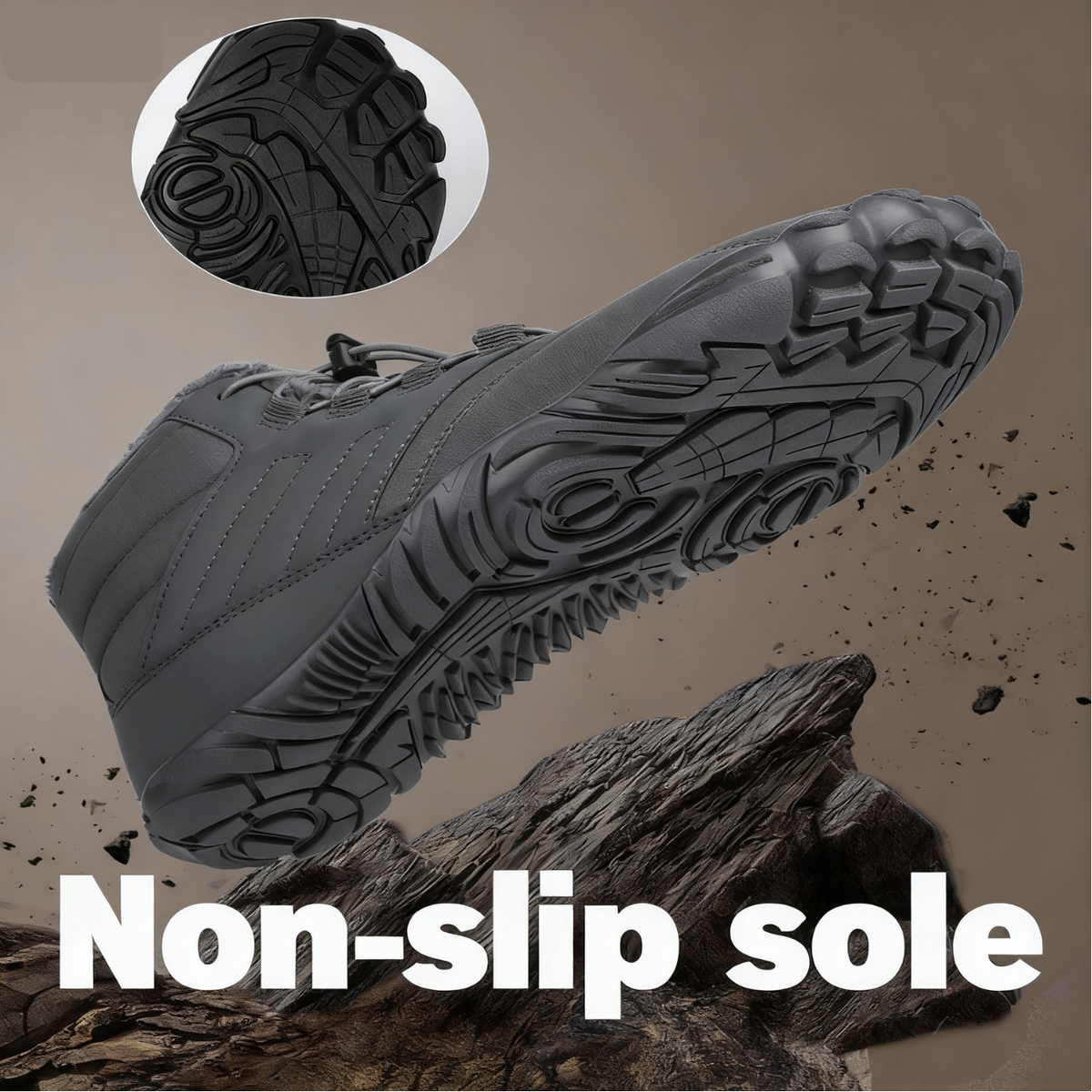 ChestnutStep- Non-slip & Carbon Fiber Waterproof Winter Barefoot Shoes (Unisex)