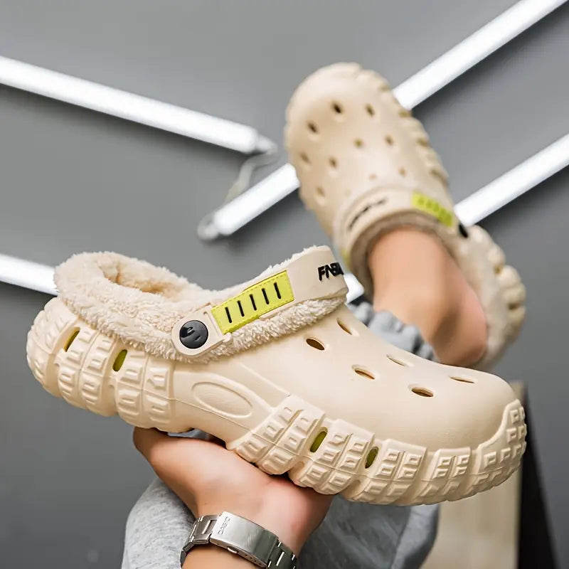Men's & Women's Warm Indoor/Outdoor Slippers with Soft Fleece Lining