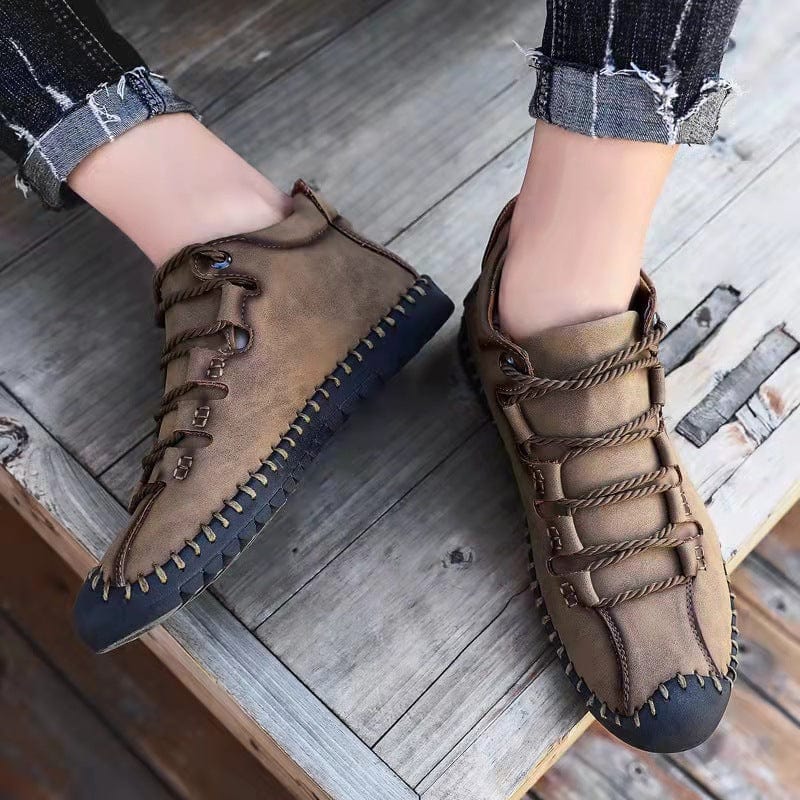 👻Halloween Offer🎃--30% OFF 🎉Men's Stylish Casual Comfy Soft Sole Leather Ankle Boots