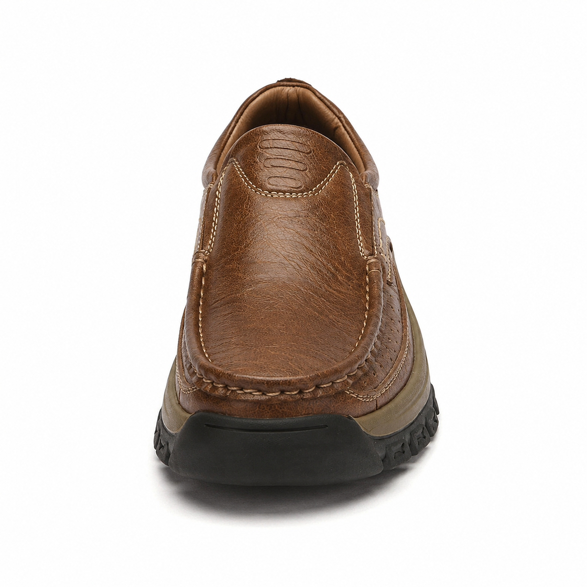 Orthopedic Walk-All-Day Loafers: Wide Toe Box & Premium Arch Support - Men's Leather Casual Shoes
