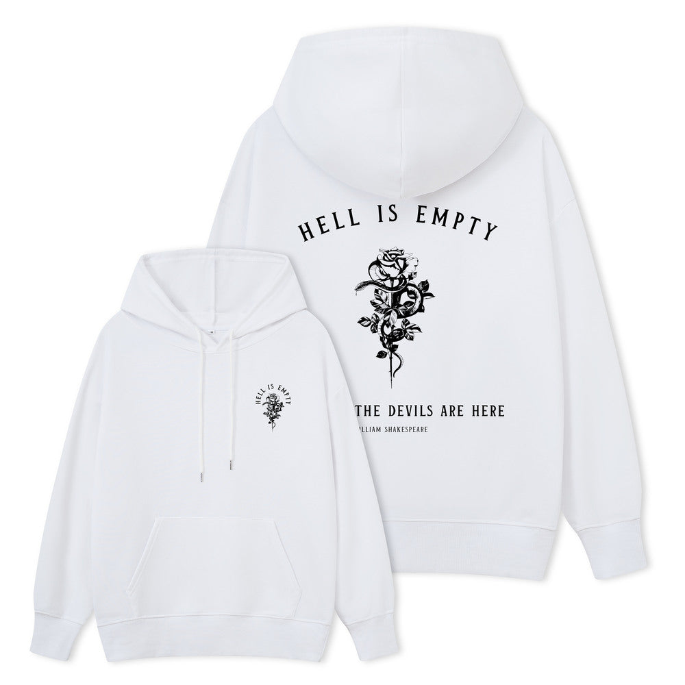 Pagewings Hell Is Empty And All The Devils Are Here Unisex Classic Hoodie