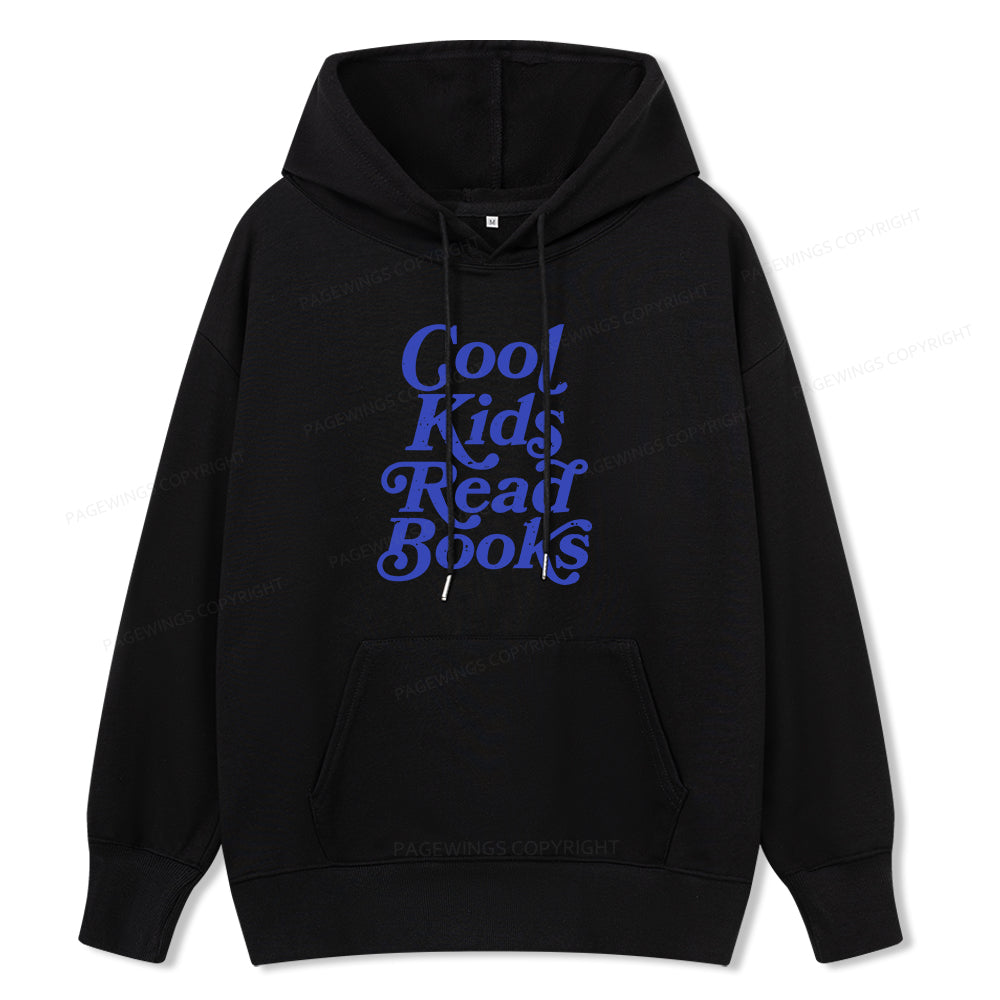 Pagewings Cool Kids Read Books Unisex Classic Hoodie