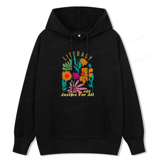 Pagewings Literacy And Justice Unisex Classic Hoodie