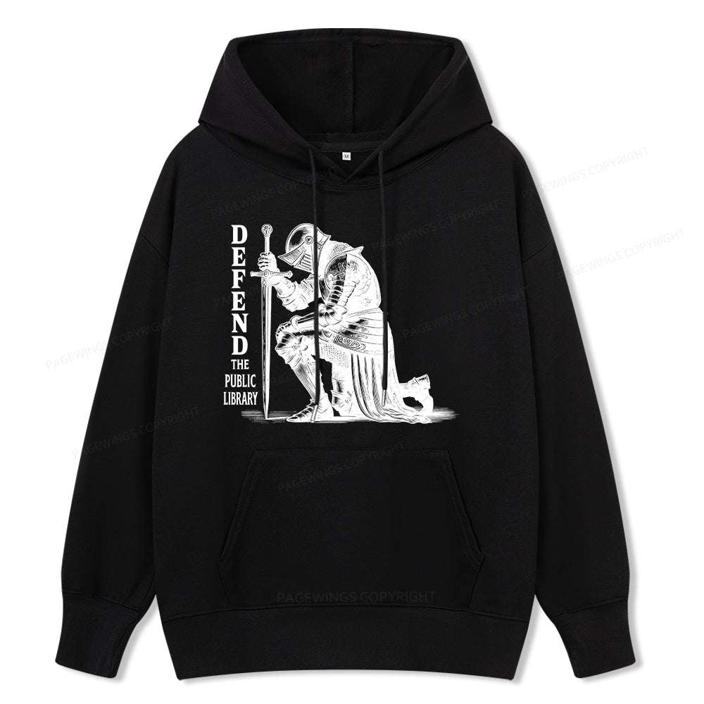 Pagewings Defend the Public Library Unisex Classic Hoodie