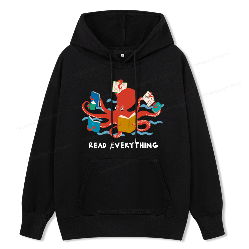 Pagewings Read Everything Unisex Classic Hoodie