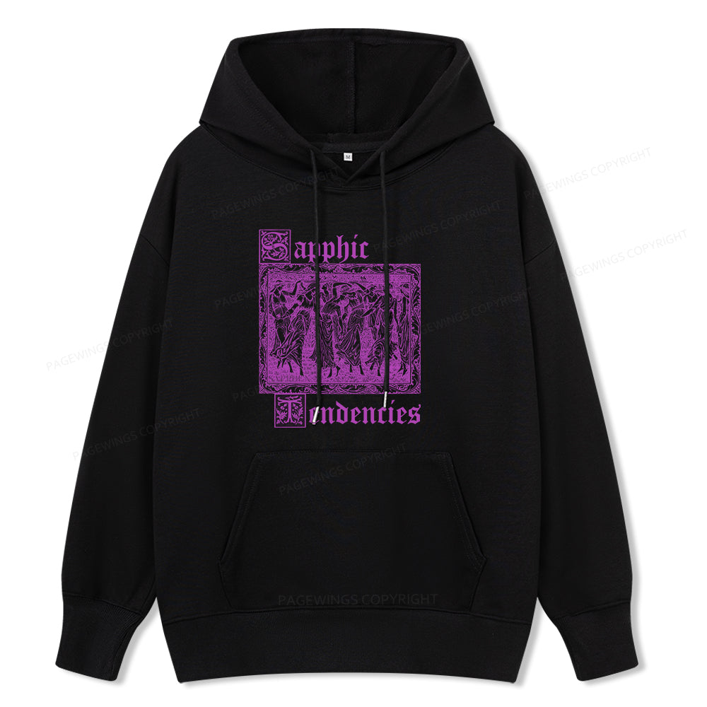 Pagewings Sapphic Tendencies Unisex Classic Hoodie