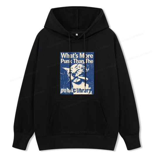 Pagewings What's More Punk Than The Public Library Unisex Classic Hoodie
