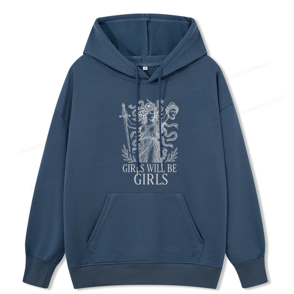 Pagewings Girls Will Be Girls Unisex Classic Hoodie