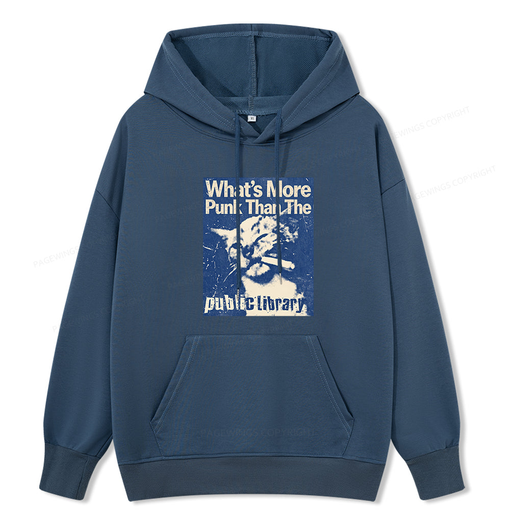 Pagewings What's More Punk Than The Public Library Unisex Classic Hoodie