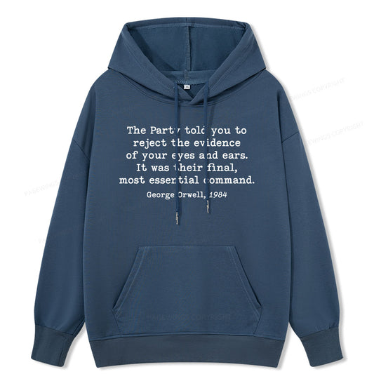 Pagewings It Was Their Final Most Essential Command Unisex Classic Hoodie