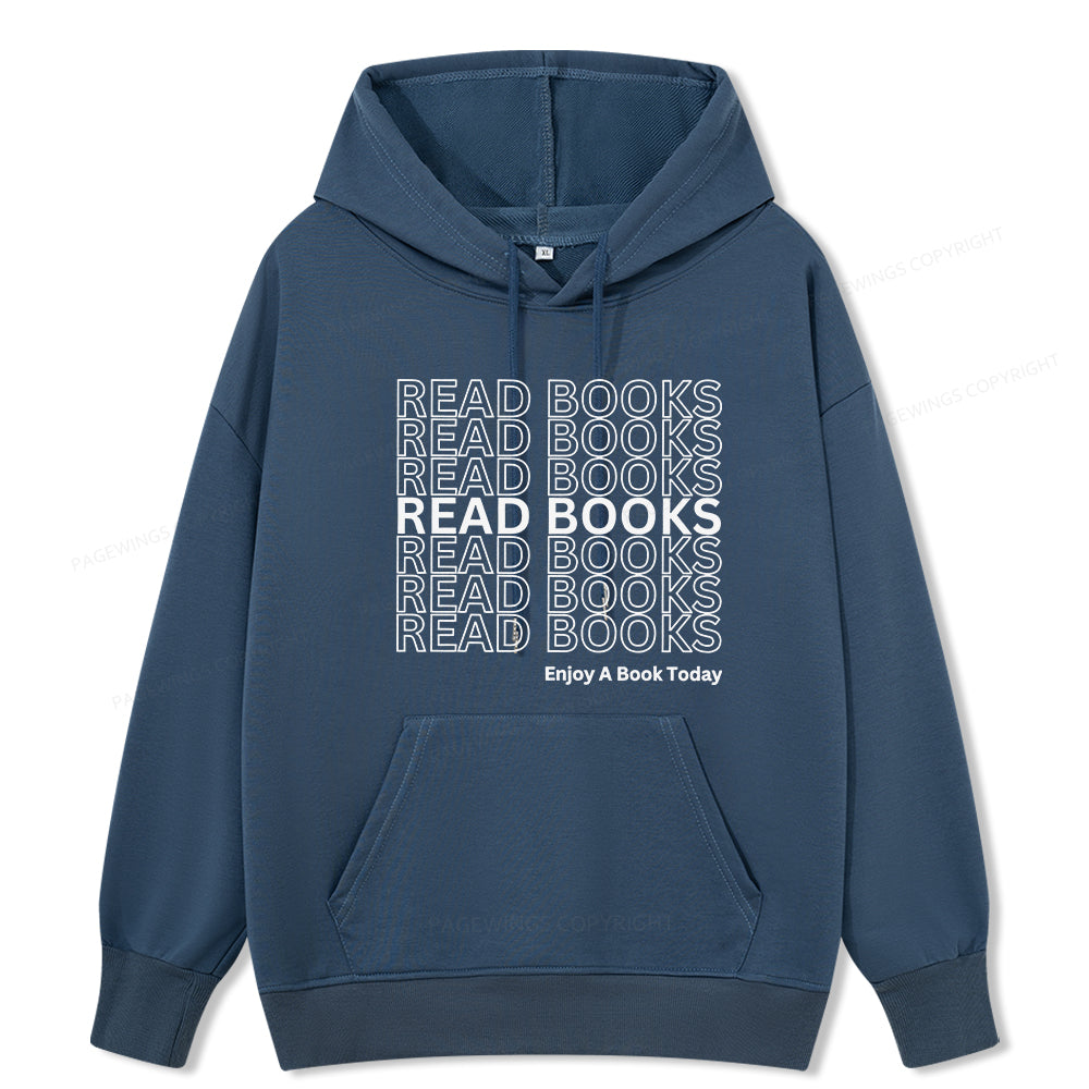 Pagewings Read Books Librarian Unisex Classic Hoodie