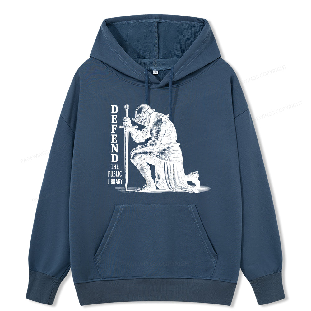 Pagewings Defend the Public Library Unisex Classic Hoodie