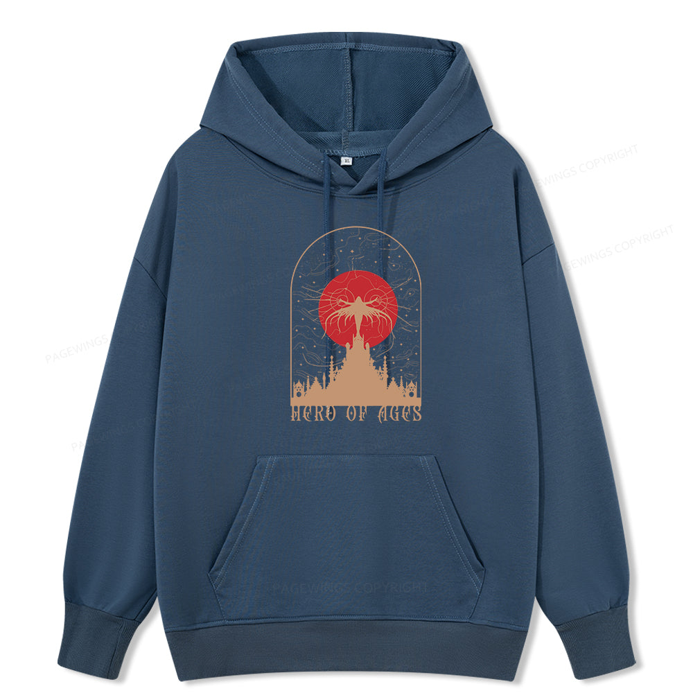 Pagewings Mist Bookish Unisex Classic Hoodie