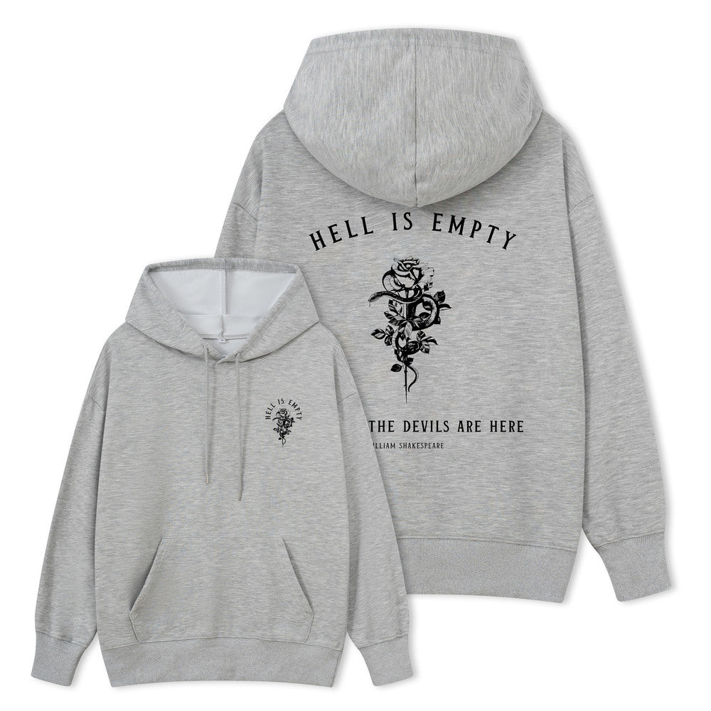 Pagewings Hell Is Empty And All The Devils Are Here Unisex Classic Hoodie