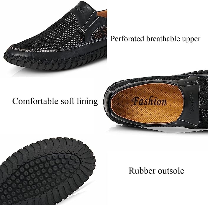 Last Day 50% OFF🔥Men's Breathable Non-Slip Water Shoes Casual Slip On Loafers
