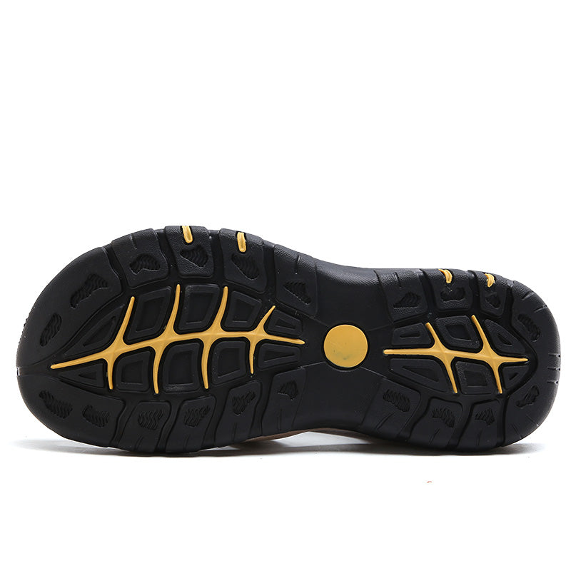 Fisherman Mens Sandals Outdoor Comfort Memory Foam Sandals for Men
