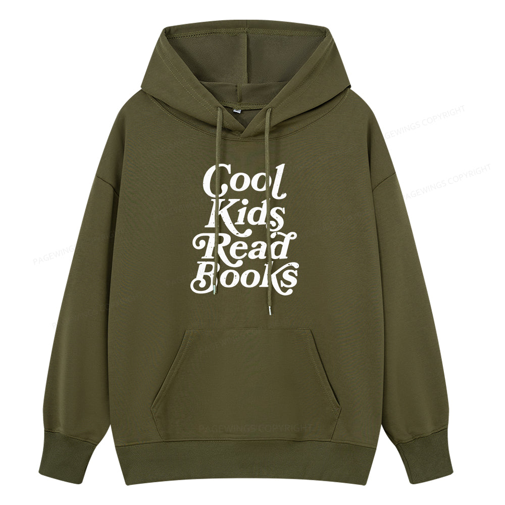 Pagewings Cool Kids Read Books Unisex Classic Hoodie