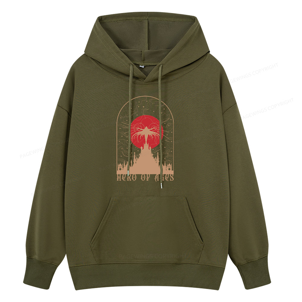 Pagewings Mist Bookish Unisex Classic Hoodie