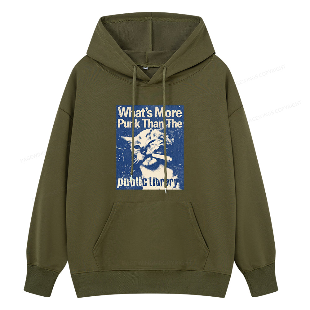 Pagewings What's More Punk Than The Public Library Unisex Classic Hoodie