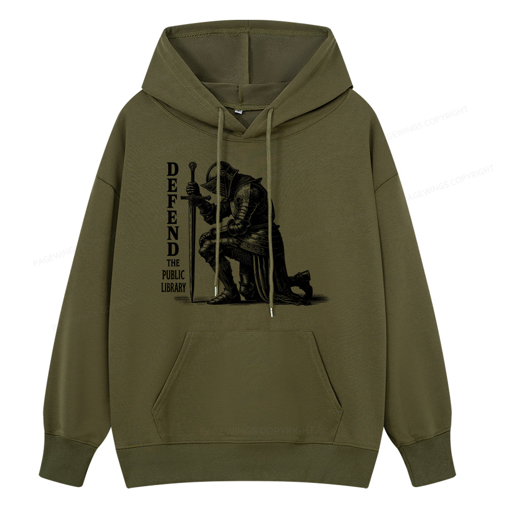Pagewings Defend the Public Library Unisex Classic Hoodie