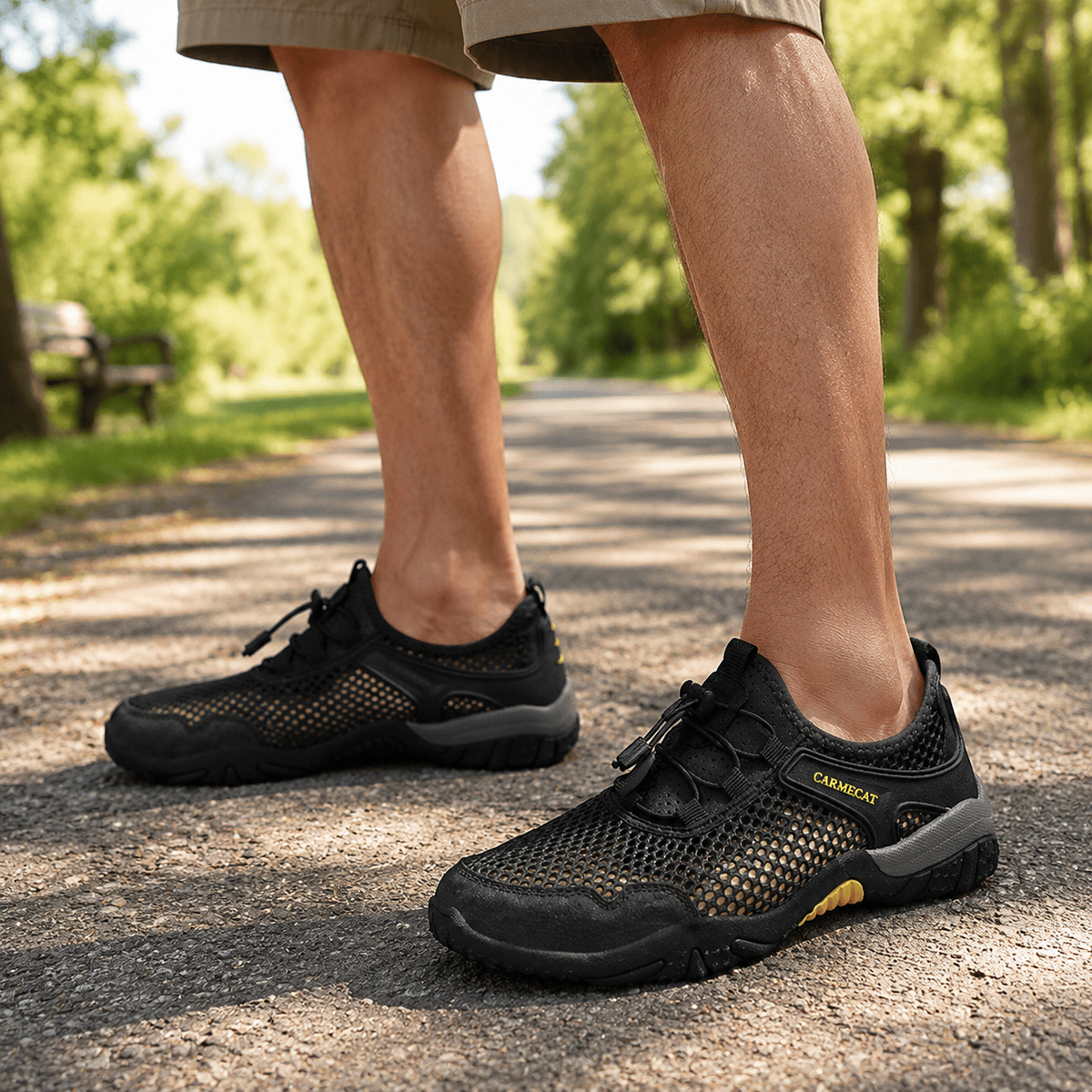 Men's Lightweight Walking Shoes – Breathable Comfort Sneakers Built for All-Day Adventures