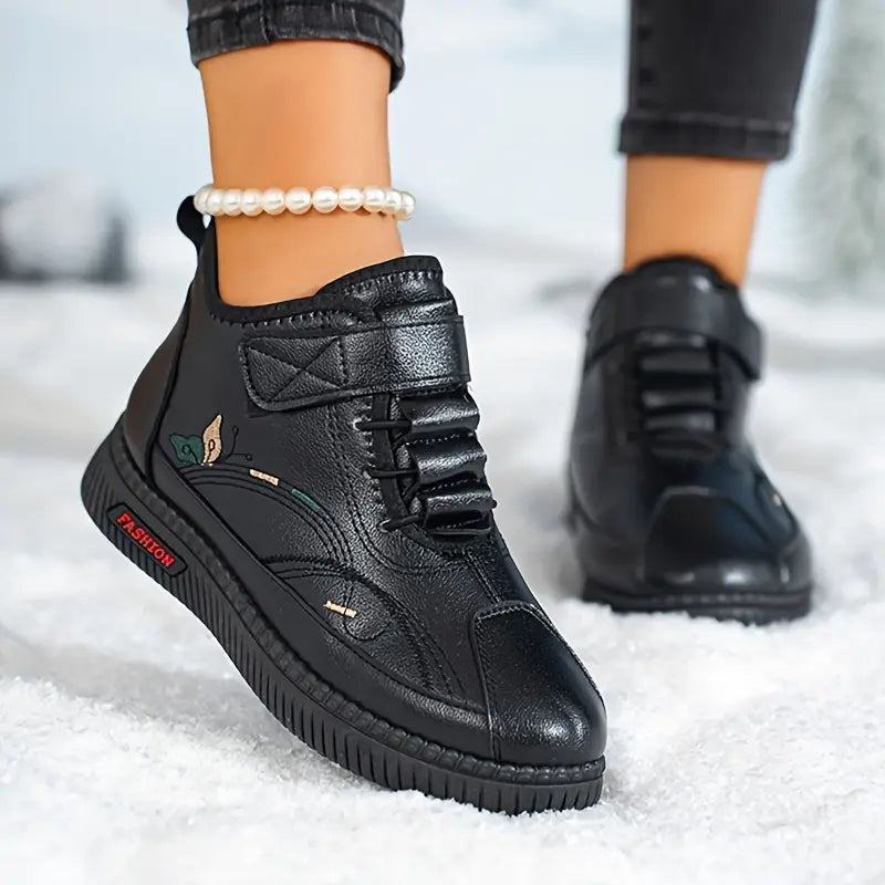 Cozy Lightweight Comfort Cotton Ankle Boots