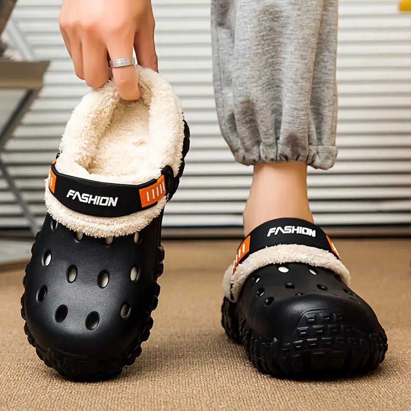 Men's & Women's Warm Indoor/Outdoor Slippers with Soft Fleece Lining