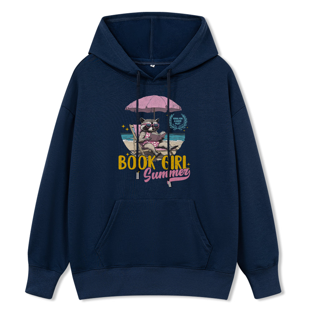 Pagewings Book Girl Summer Unisex Classic Hoodie
