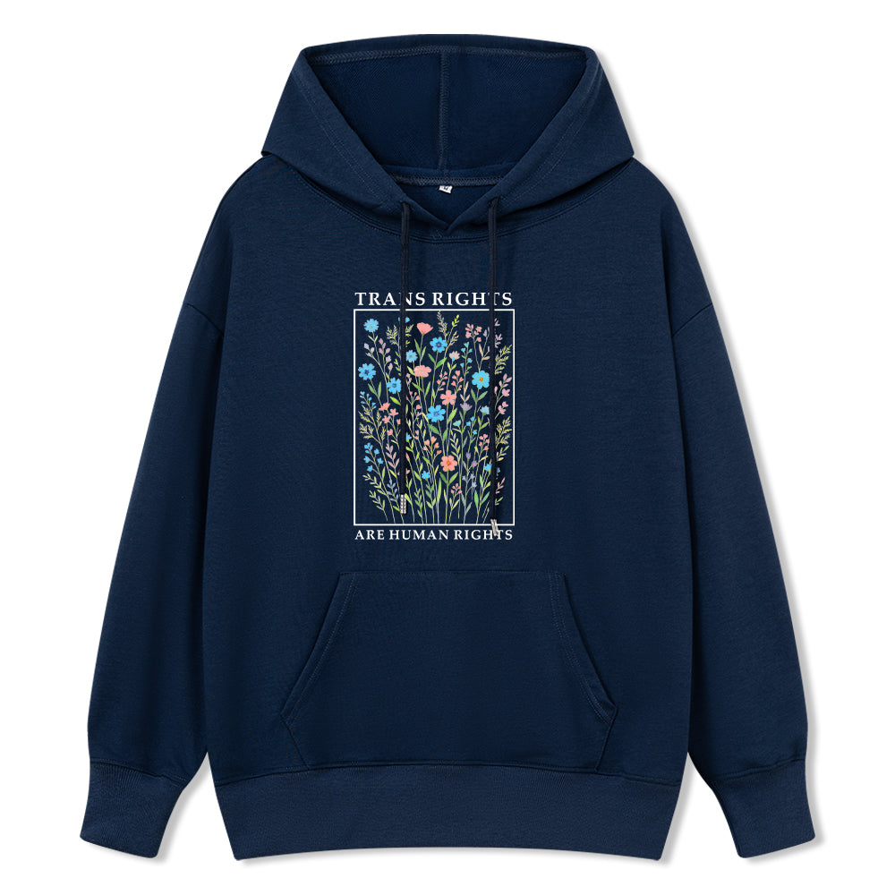 Pagewings Trans Rights Are Human Rights Unisex Classic Hoodie