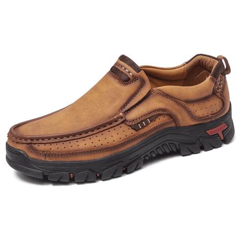 🔥Hot Sale🎁--50% OFF 🎉 Men's Casual Non-Slip Comfy Breathable Leather Slip On Lofers