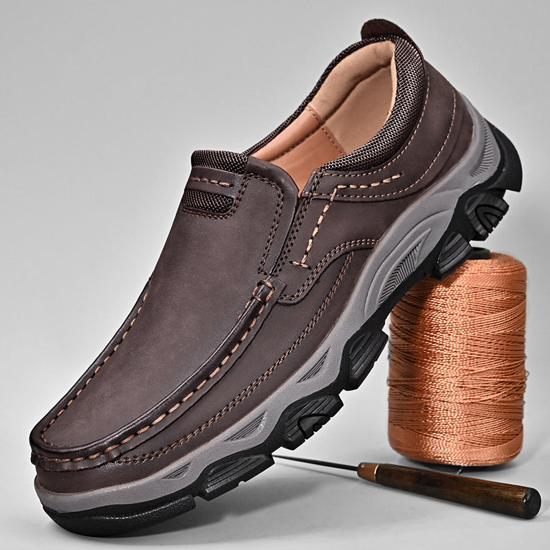 ⏰Promotion 50% OFF - Men's Genuine Leather Durable Causal Slip-On Loafer
