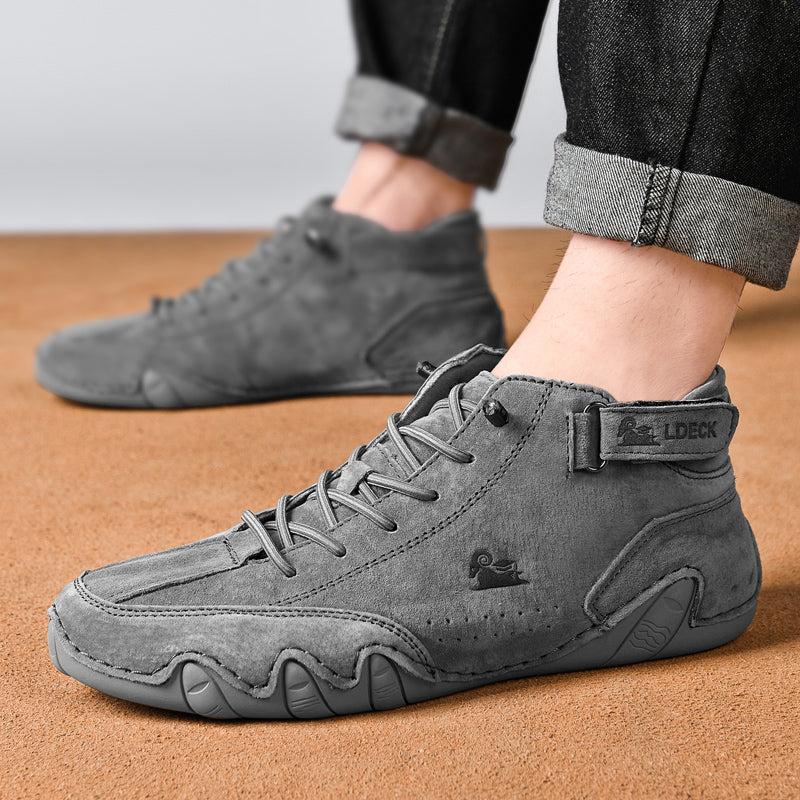 Comfymore™ Mens Italian Handmade Waterproof Non-Slip Outdoor Casual Chukka Boots