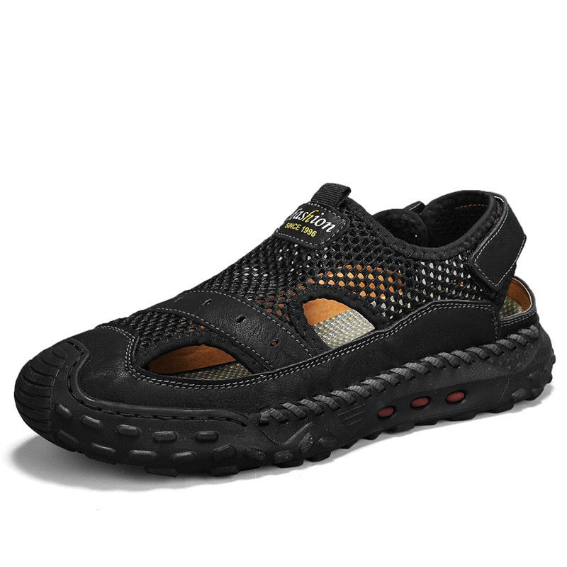⏰Last Day! 45% OFF 🔥 Men's Genuine Leather Breathable Outdoor Orthopedic Sandals